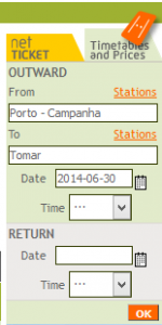 Public Transport in Portugal - CP Comboios Porto Tomar